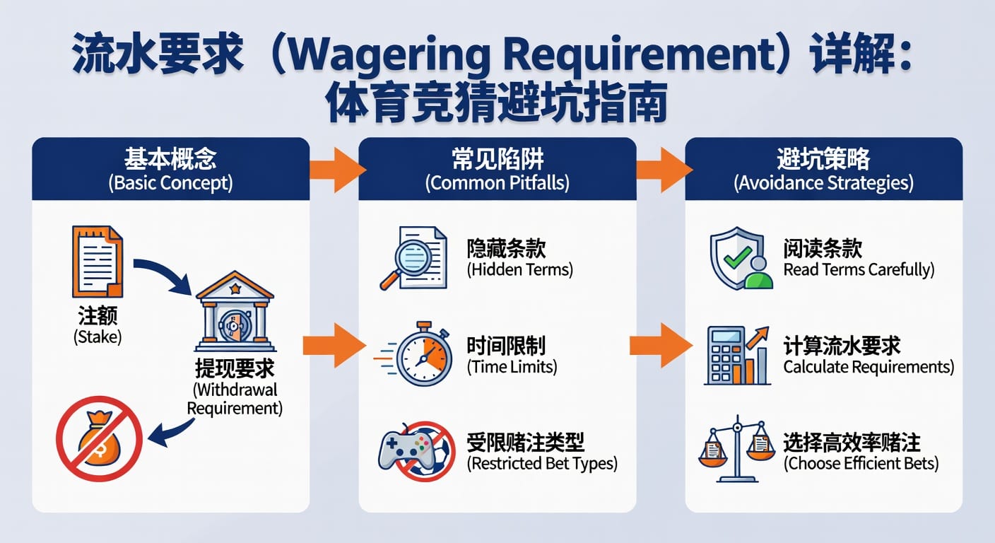 流水要求 sports wagering requirement：体育出款门槛解析