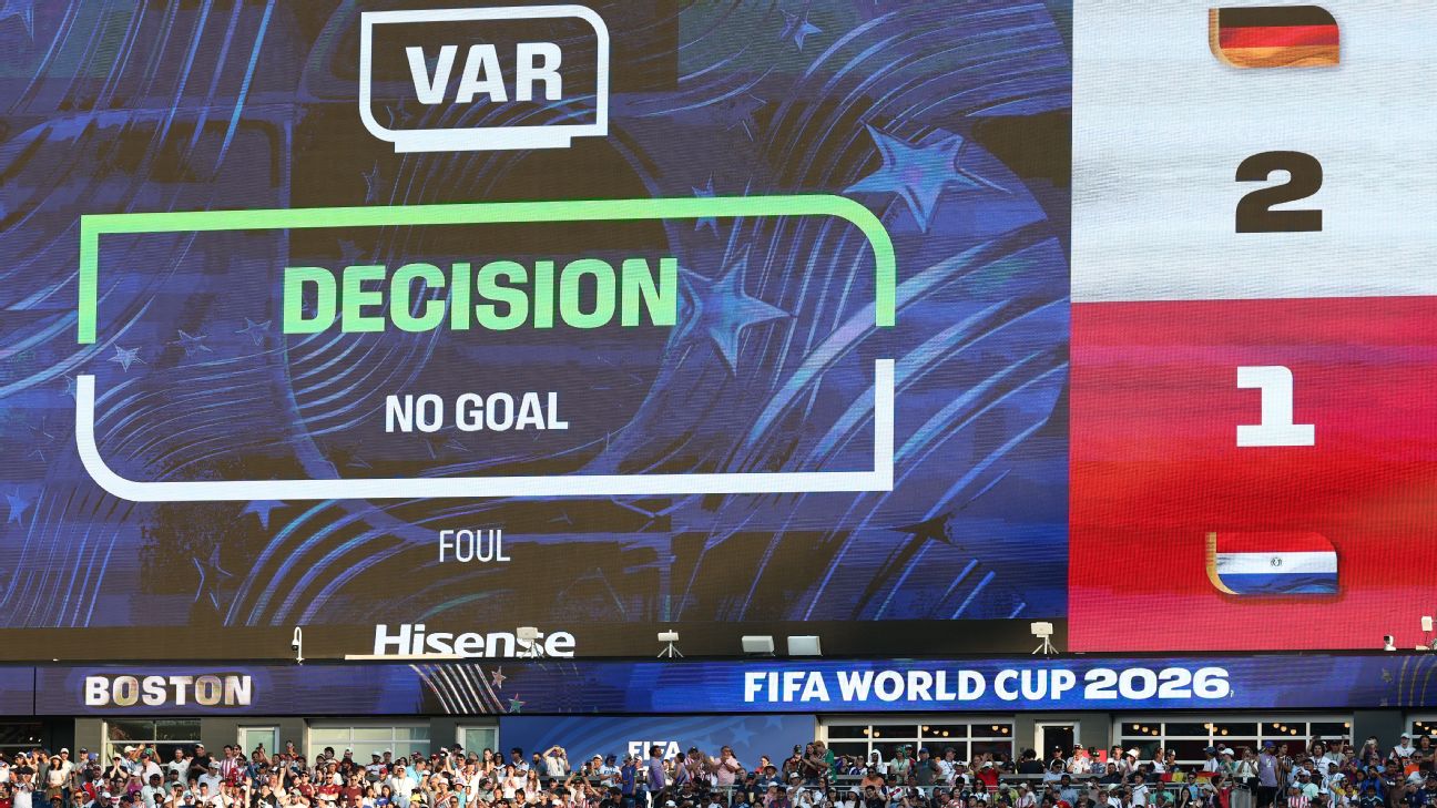 FIFA澄清德国队对巴拉圭进球被吹的VAR判罚